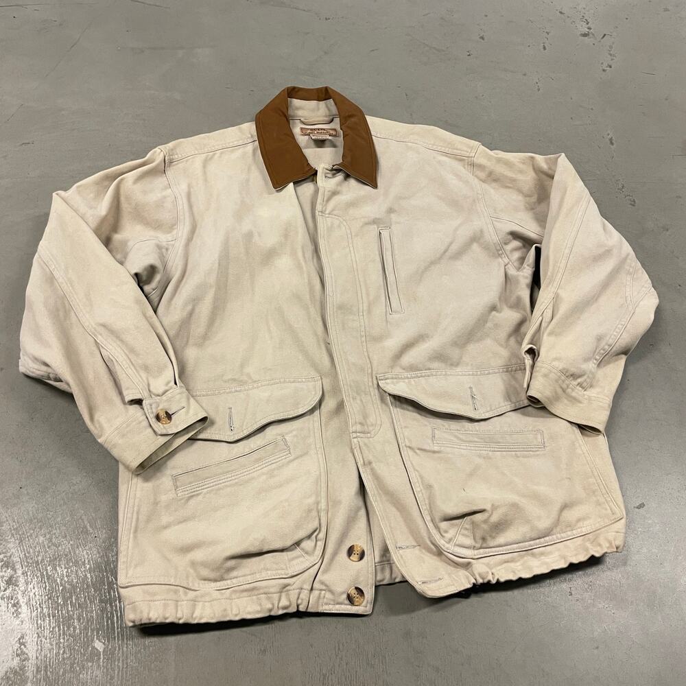 vintage 90s guess classic sportswear field chore coat